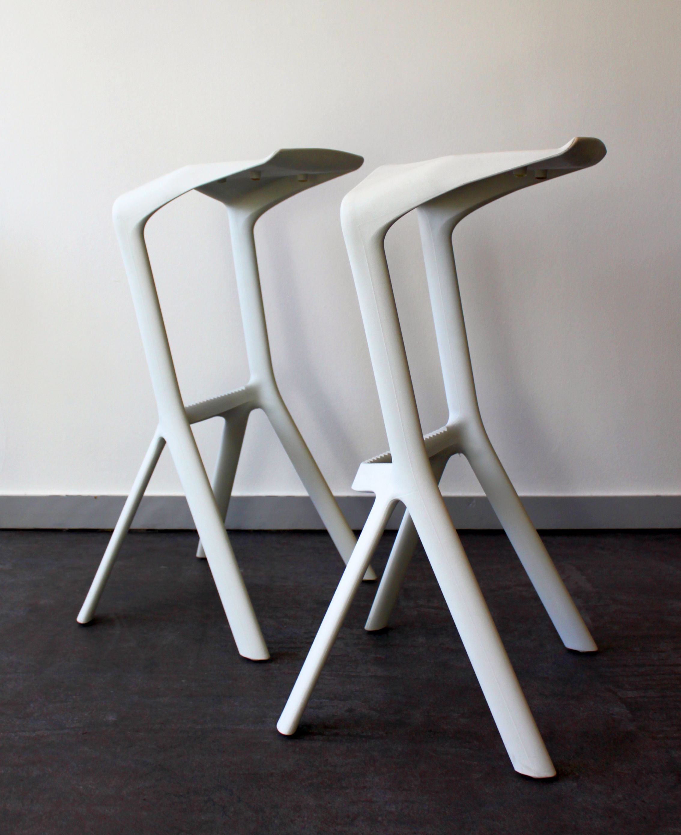 Pair of Miura stools by Konstantin Grcic for Plank, Italy