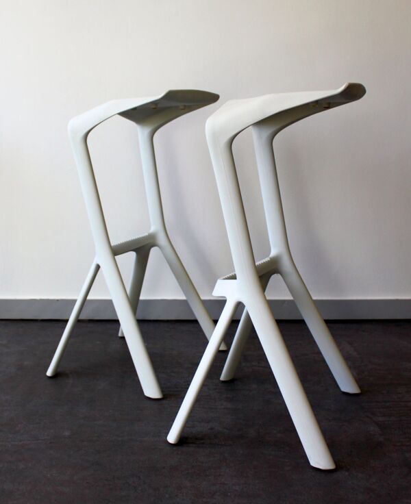 Paire de tabourets Miura par Konstantin Grcic pour Plank, Italie