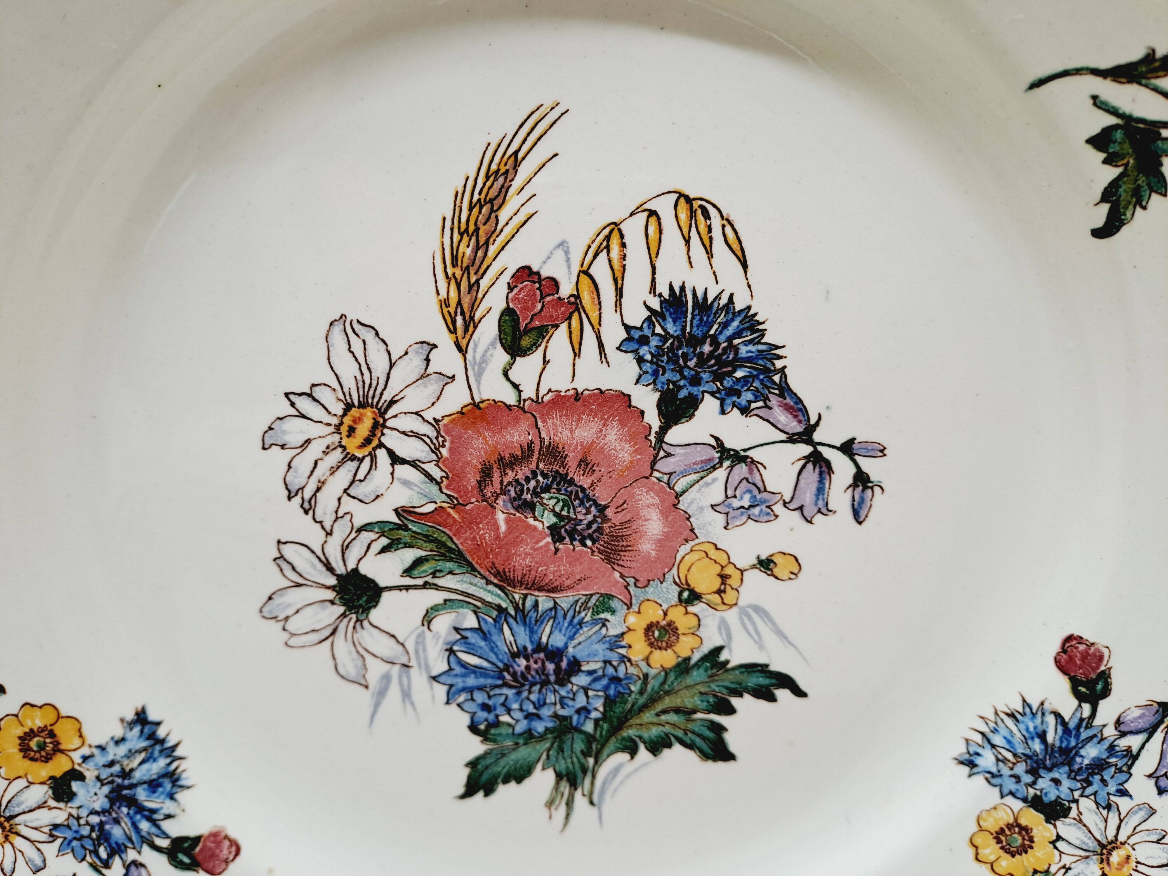Set 6 assiettes dessert Sarreguemines