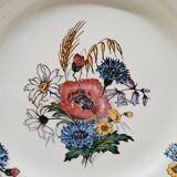Set of 6 Sarreguemines dessert plates