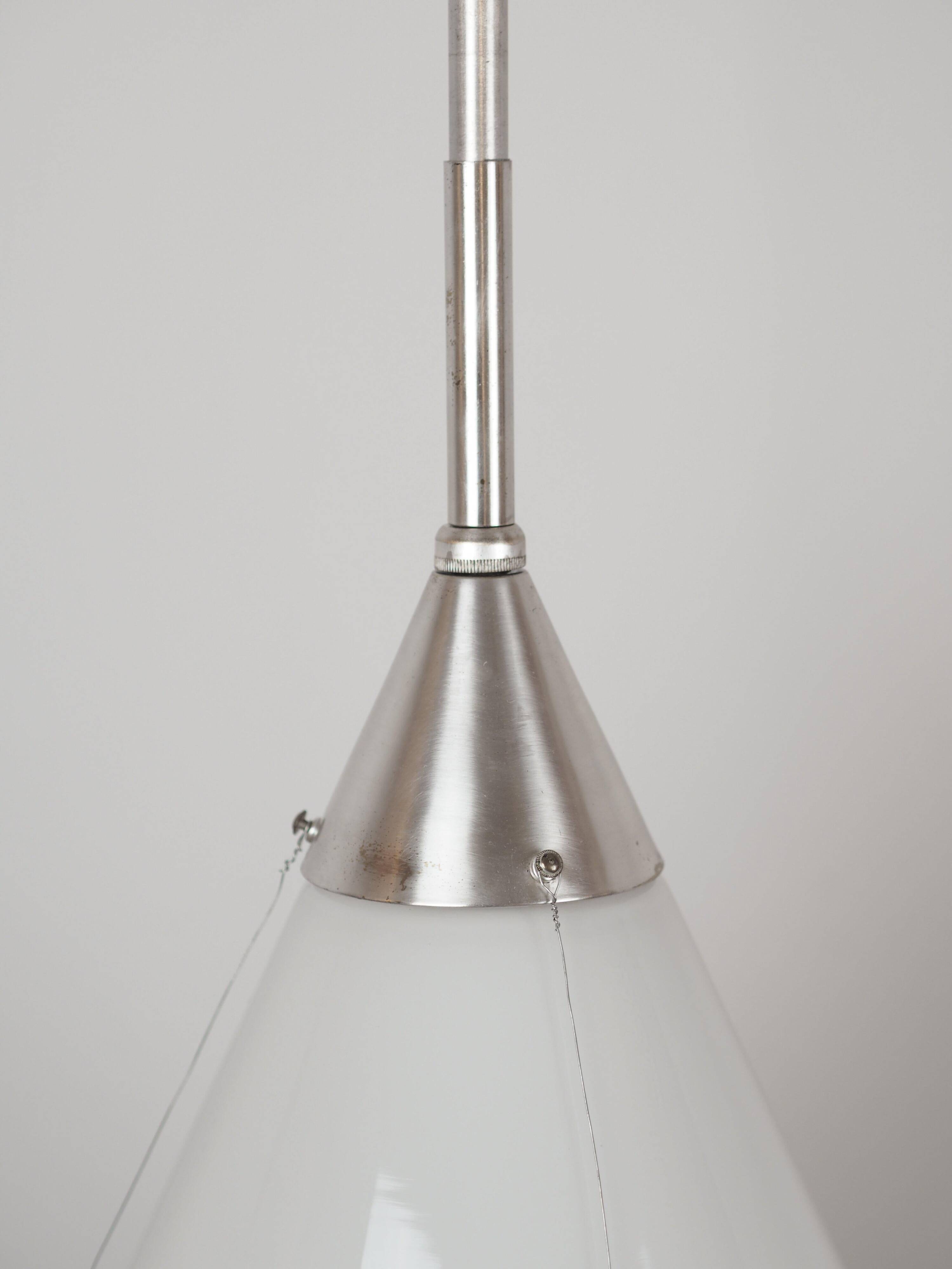 Iconic pendant lamp "Luzette" by Peter Behrens for Siemens, c. 1910s