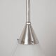 Iconic pendant lamp "Luzette" by Peter Behrens for Siemens, c. 1910s