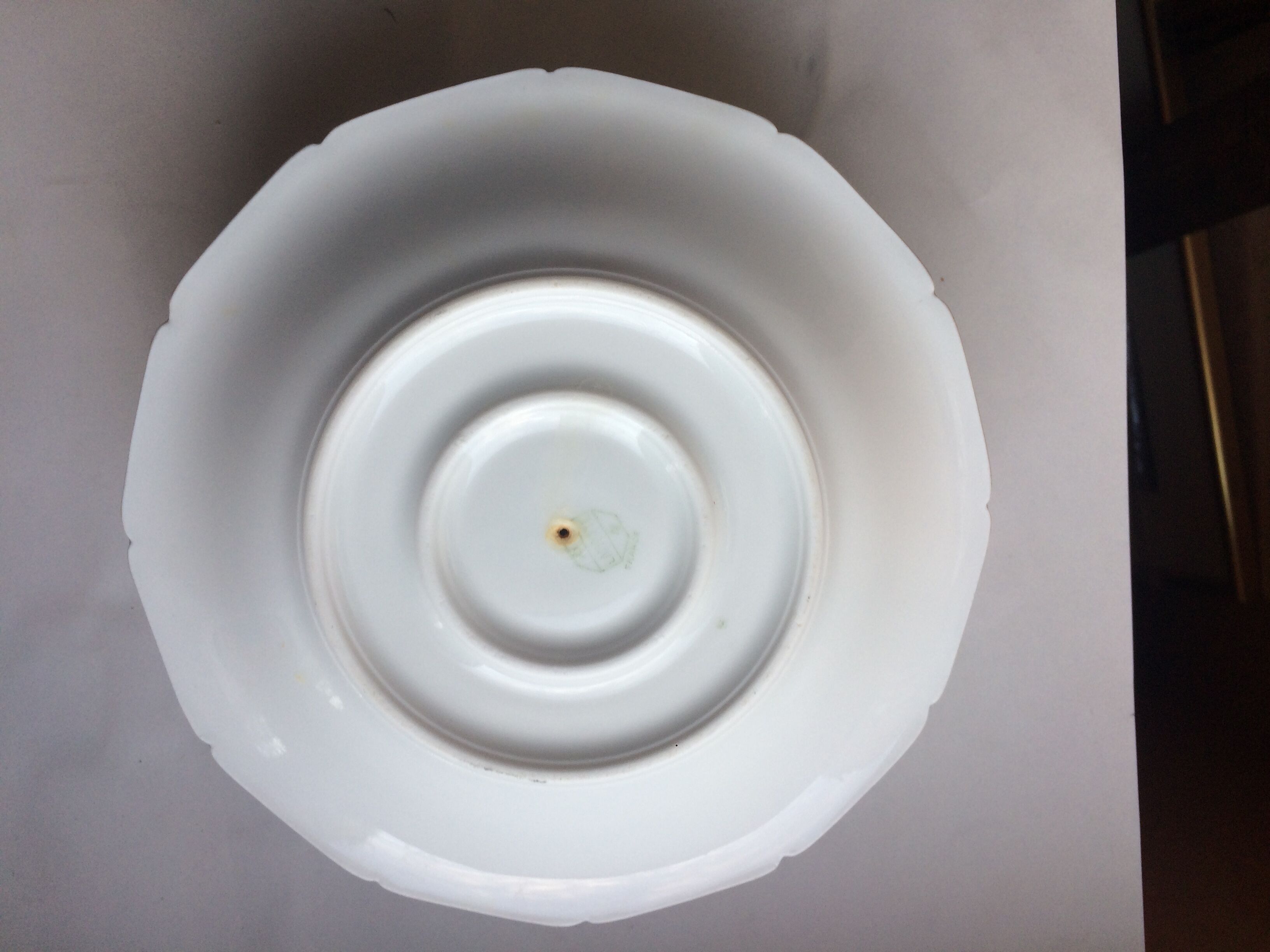 Old porcelain sauciere from Sologne Maison Lamotte