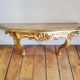 Louis XV style gilded wall shelf console