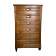 Commode -semainier vintage 6 drawers. Light oak wood furniture in very good condition
