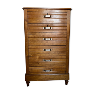 Commode vintage 6 tiroirs