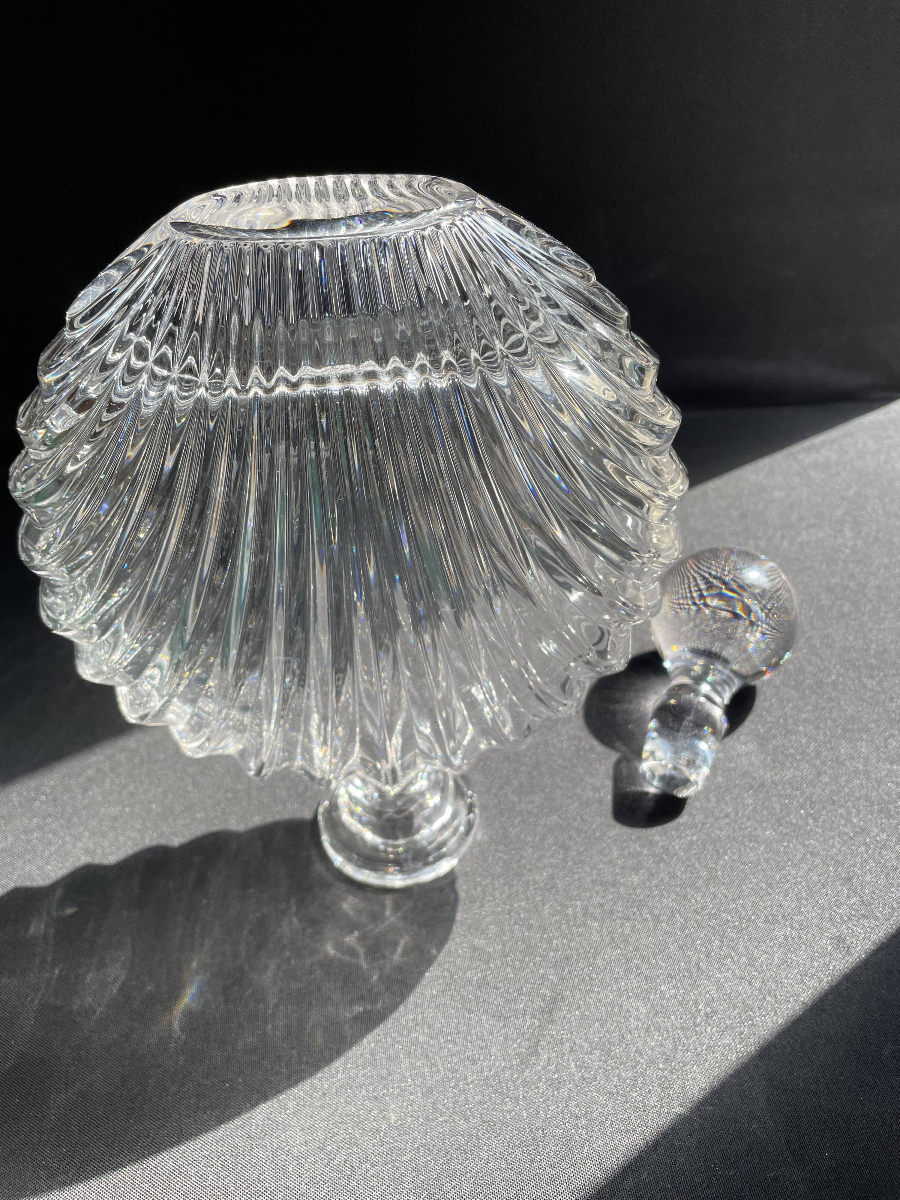 Perfume or strong alcohol bottle