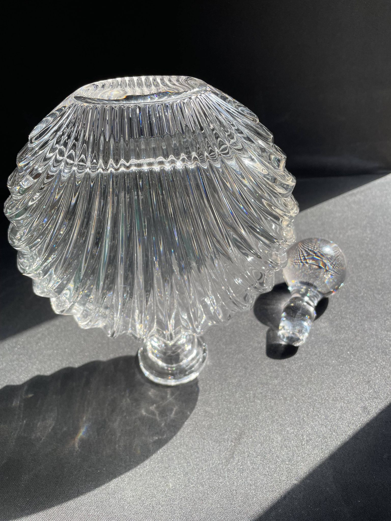 Perfume or strong alcohol bottle