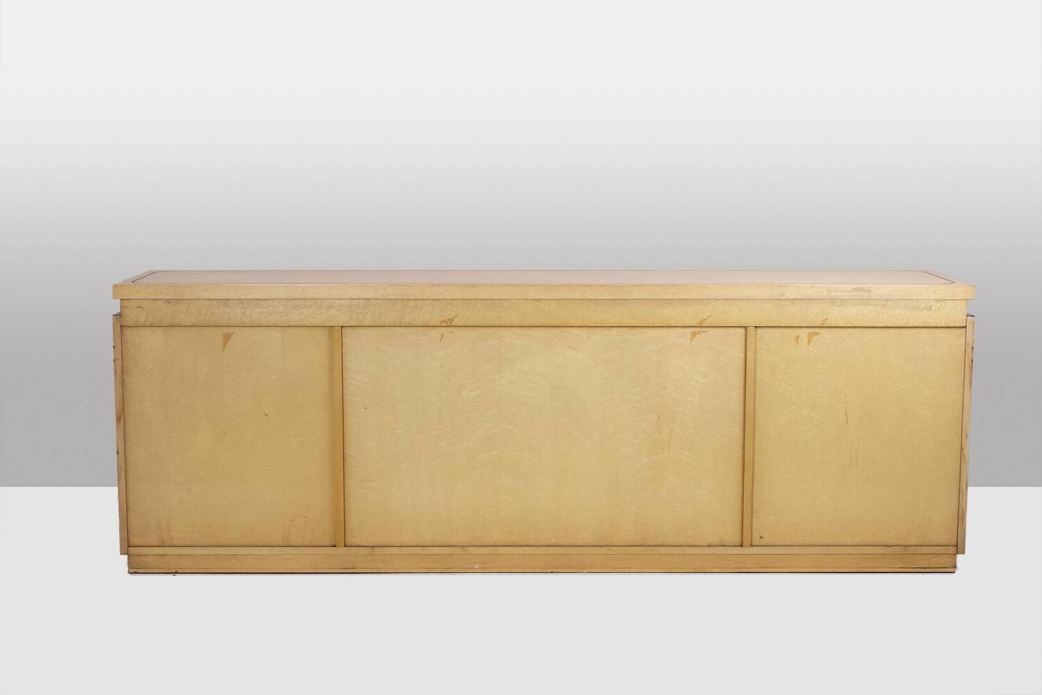 Four-door birch wood enfilade. 1970s.