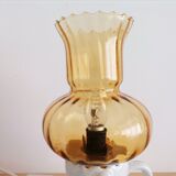 Vintage 1950s ceramic table lantern lamp