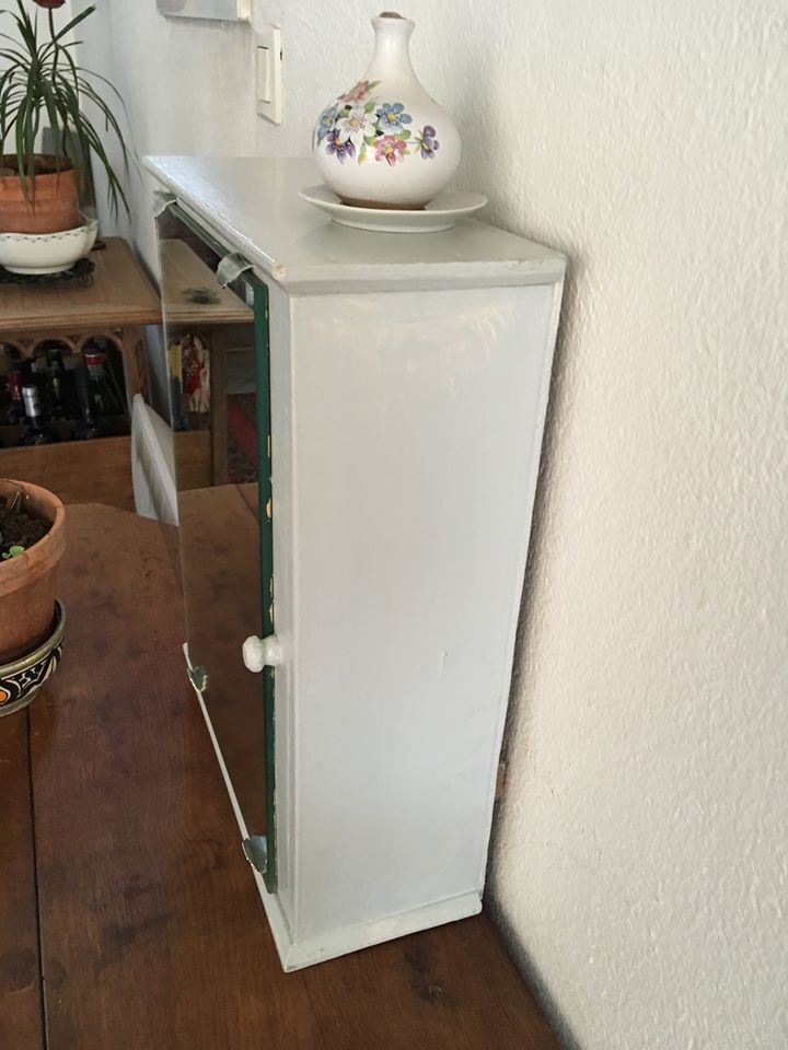 Sixties wooden toilet cabinet