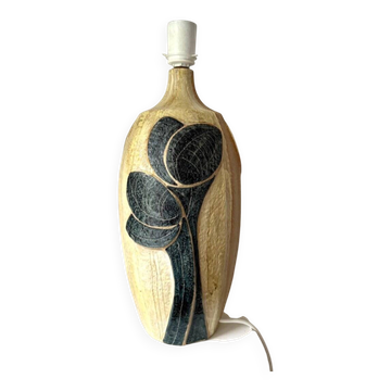 Grande lampe murale vintage en grès par Noomi Backhausen pour Søholm, années 1960.