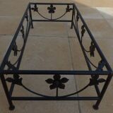 Wrought iron coffee table leg