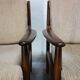Pair of Scandinavian teak armchairs from the 60s