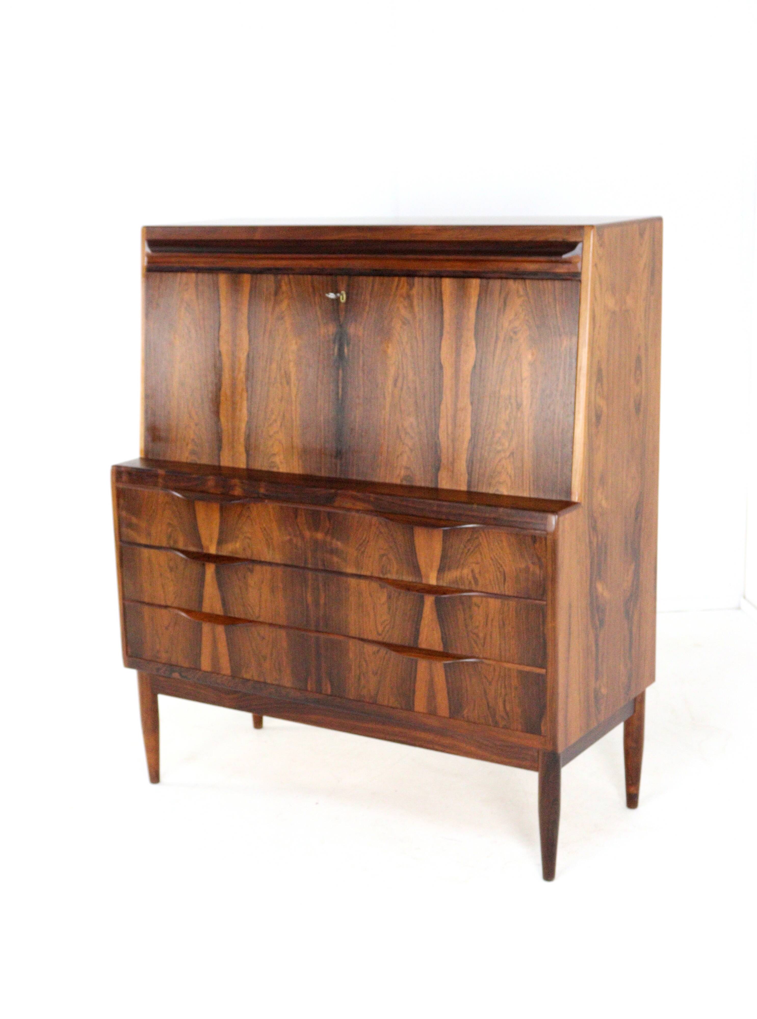 Secretary Erling Torvits for Klim furniture factory in rosewood.