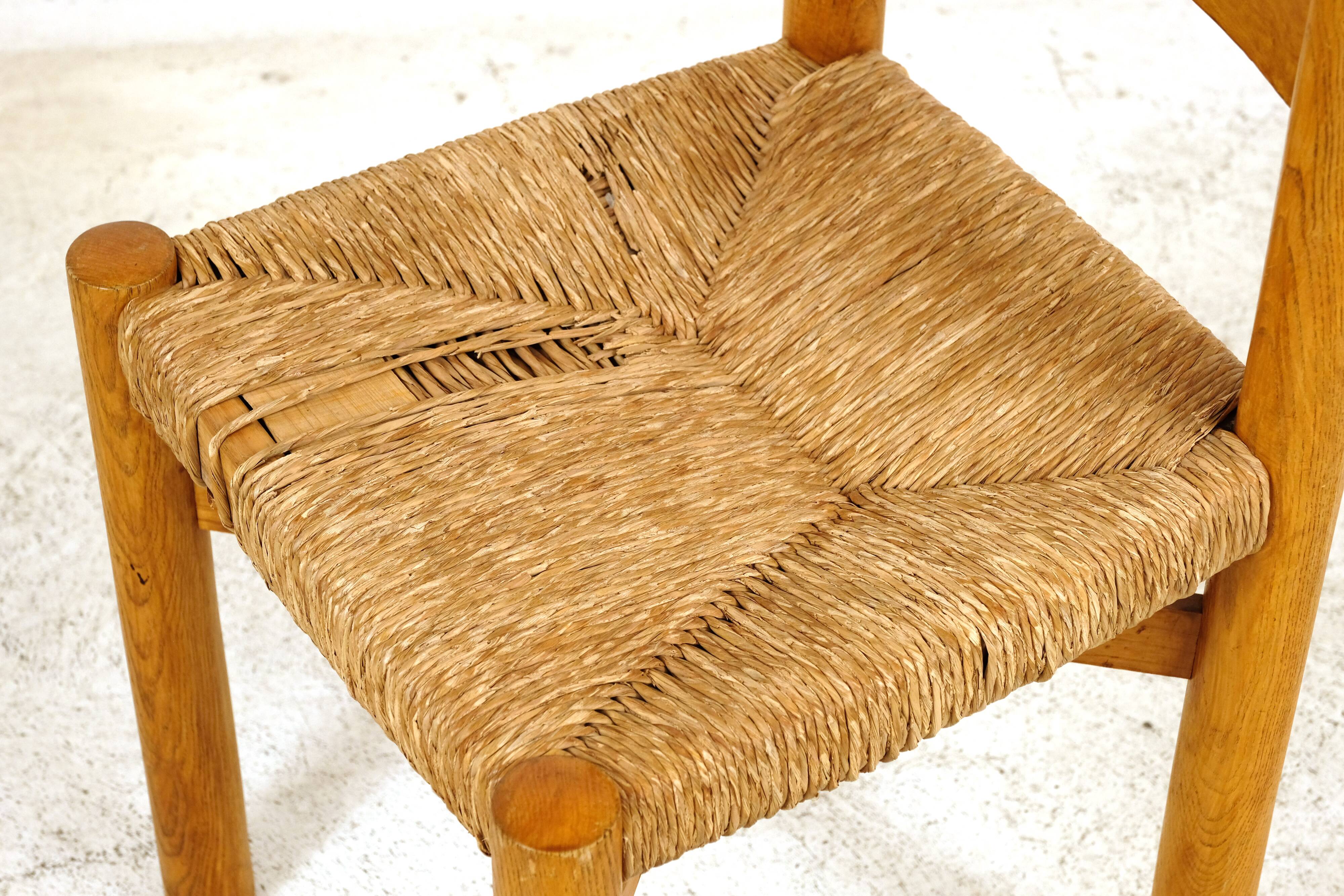 René Martin desk and Méribel chair by Charlotte Perriand 1955