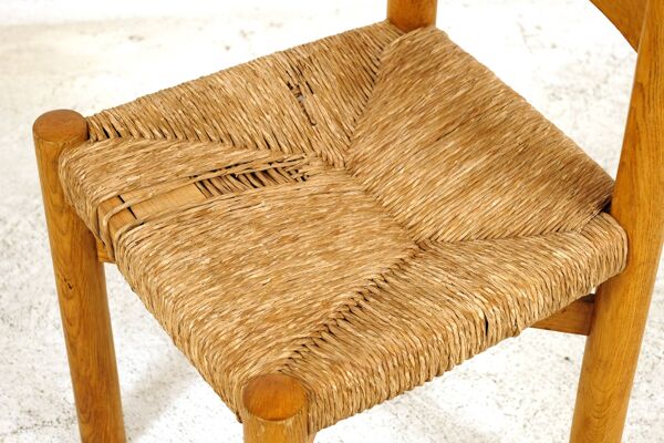 Bureau René Martin et chaise Méribel de Charlotte Perriand 1955