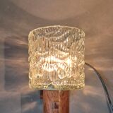 Scandinavian teak and chrome wall light from the 1960s.