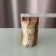 Vintage Hand-Carved Onyx Vessel | Cachepot | Sculptural Stone Bowl