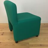 80's pop-style Arfa side chair, green