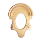 Miroir vintage en bois sculpté.