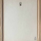 HSP painting "Bouquet of roses" in vase signed Florent + frame