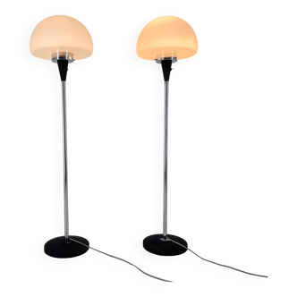 Pair of Two Floor Lamps by Jaroslav Bejvl for Lidokov, 1960s