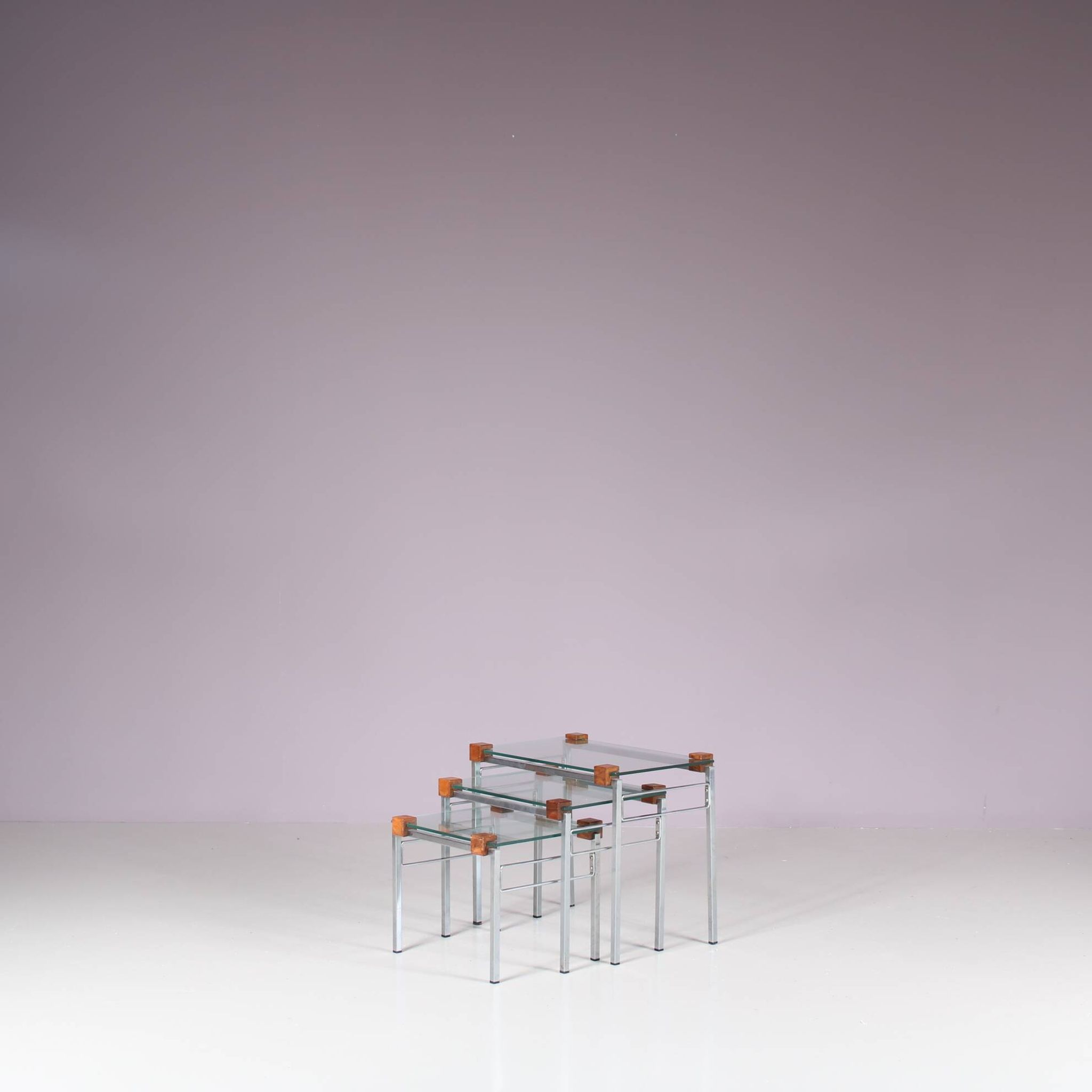 1960s Modern nesting tables from the Netherlands