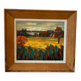 Autumn landscape signed Godelier