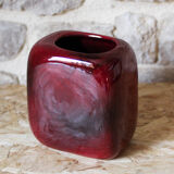 Ceramic vase "ox blood" by Max Idlas