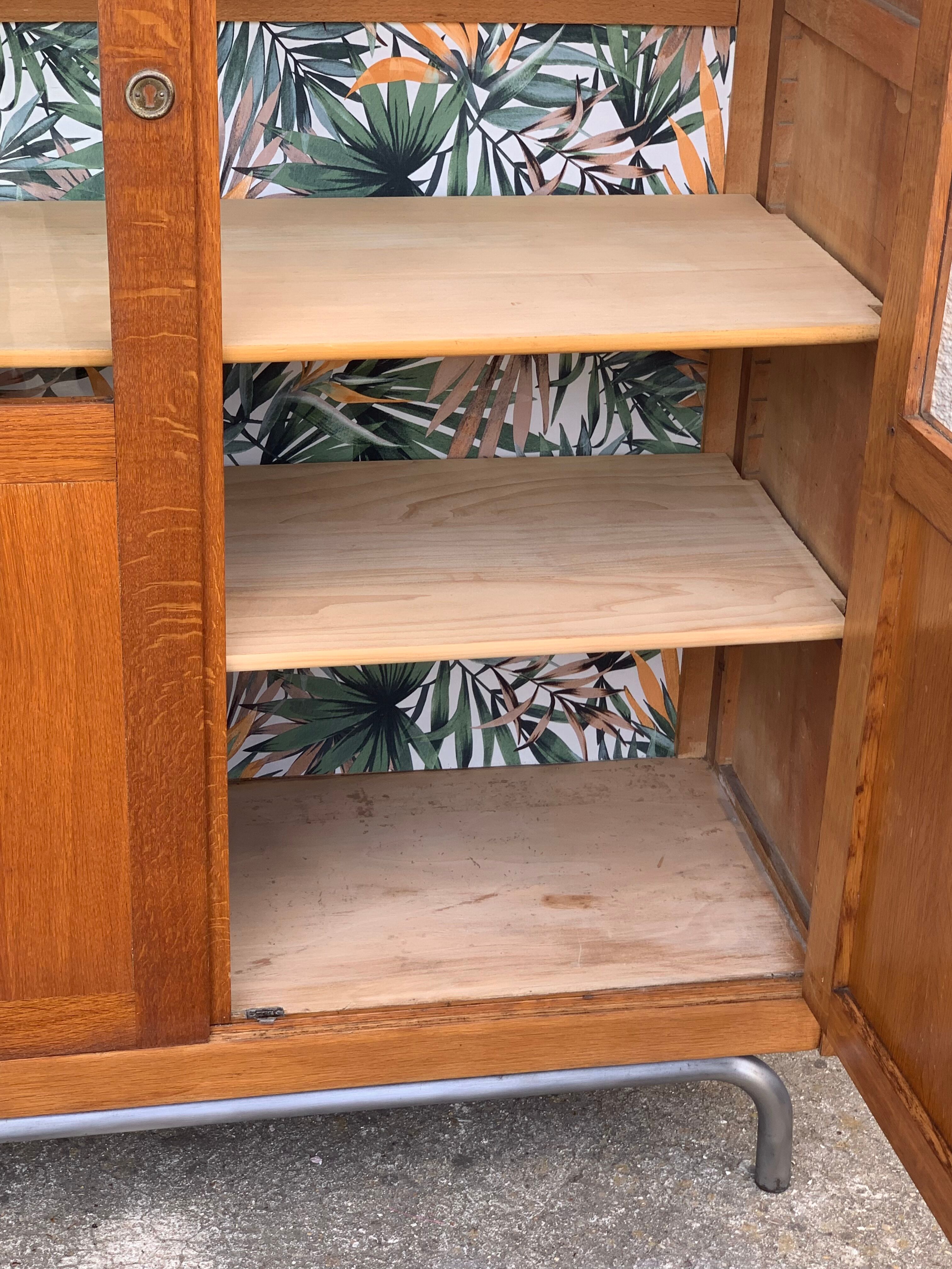 Glass cabinet from a primary school, 1950.