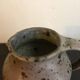Teapot + 4 bowls in pyrite stoneware from Puisaye, Mr. Isambert Robert Deblander