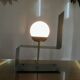 "uginox" lamp in folded, brushed and satin steel 1970