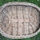 Large wicker laundry basket