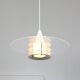Scandinavian Duett Plexiglas and Metal Pendant Lamp from Landskrona Sweden