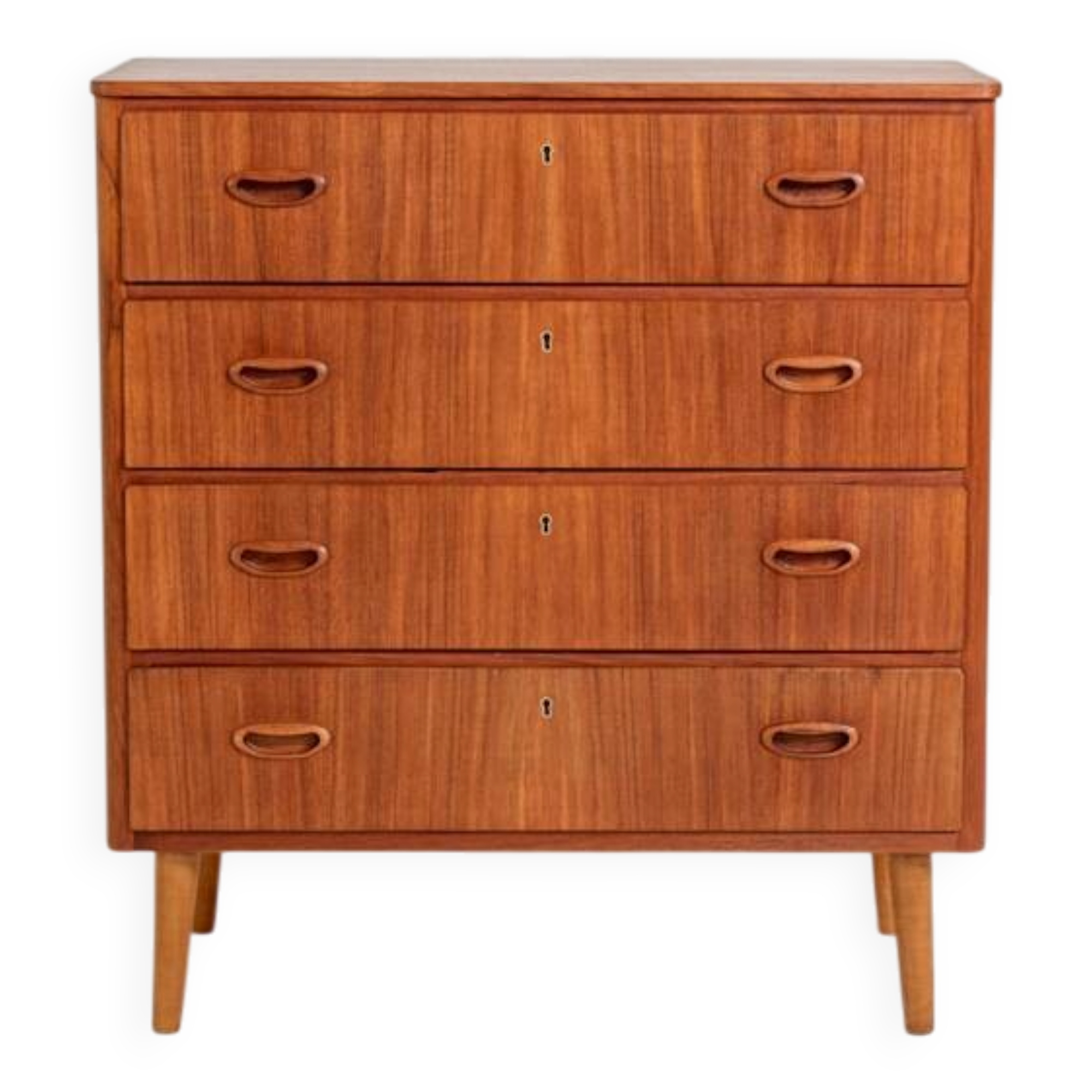 Commode en teck suédois, années 1960
