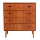 Commode en teck suédois, années 1960