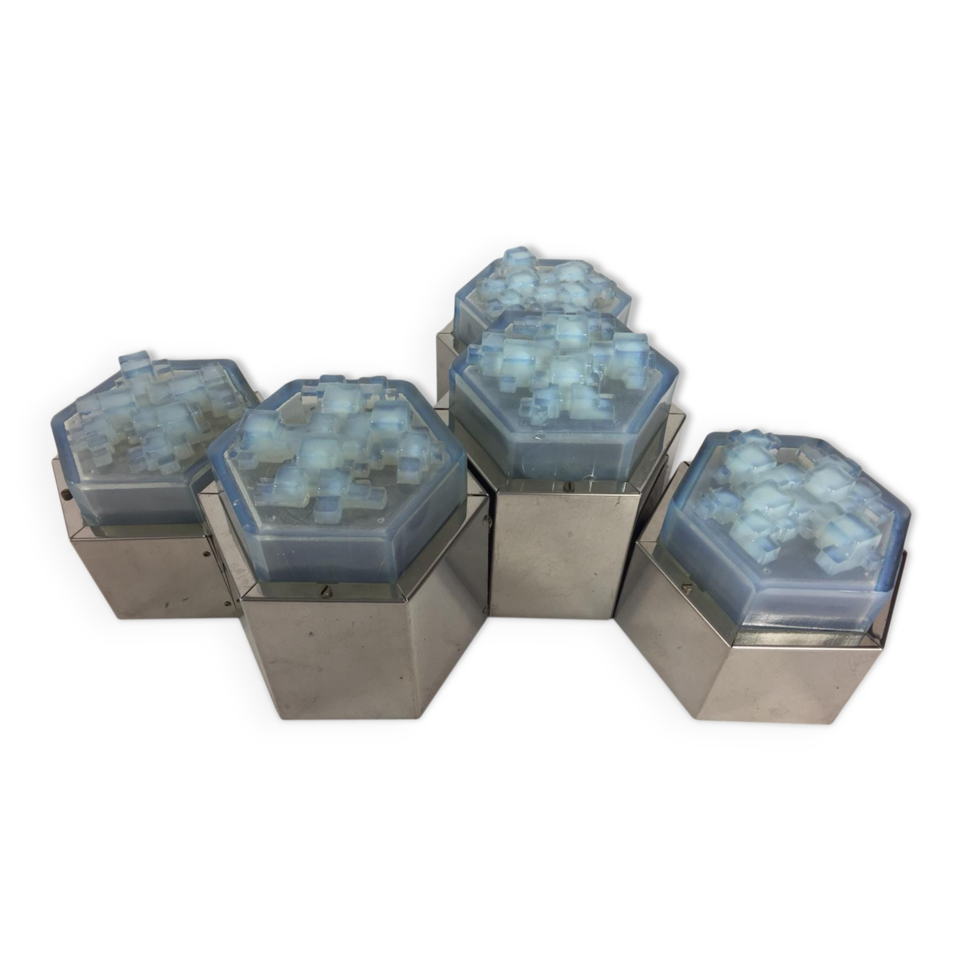 Appliques murales Poliarte Flush Mounts, 60's