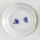 Pair of English earthenware plates, leaf pattern.