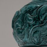 Vase pansu en grès émaillé, 1930s