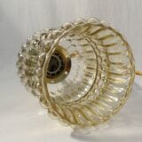 Baladeuse vintage en verre ambré
