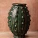 Glazed terracotta reserve jar with bulges