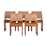 Oak Dining Chairs by Kai Lyngfeldt Larsen, 1960s, Set of 5