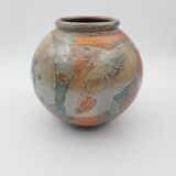 Unsigned stoneware ball vase