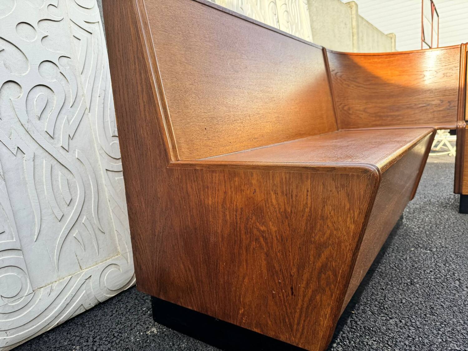 Bistro or corner restaurant bench. 50/60's