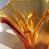 Art Deco Amber Glass Vase