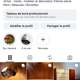 Table moderniste  sur mesure , acier et faïence