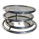 Vintage swivel coffee table by Milo Baughman, Artedis Roche Bobois