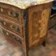 Curved Style Louis XV marquetry chest of drawers