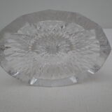 Old two-spoke crystal candle holder